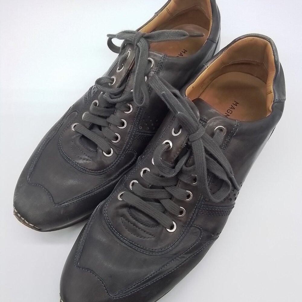 MAGNANNI CRISTIAN GREY FASHION SNEAKERS SIZE 9.5M